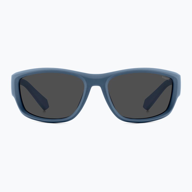 Occhiali da sole Polaroid PLD 2166/S blu opaco/grigio polarizzato da uomo 3
