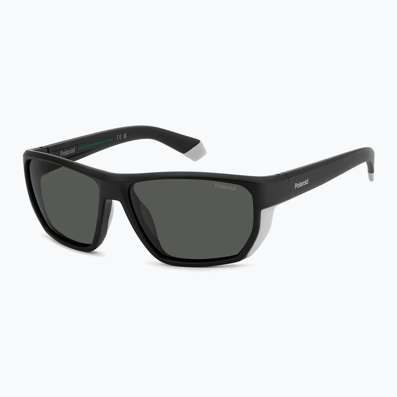Occhiali da sole Polaroid PLD 7057/S nero opaco/grigio polarizzato da uomo 2