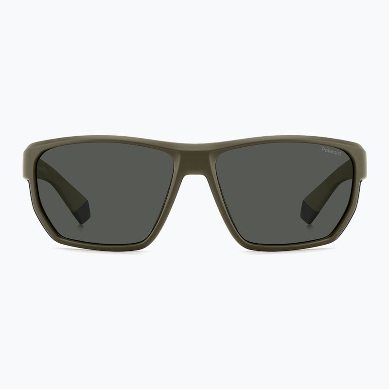 Occhiali da sole Polaroid PLD 7057/S verde opaco/grigio polarizzato da uomo 3