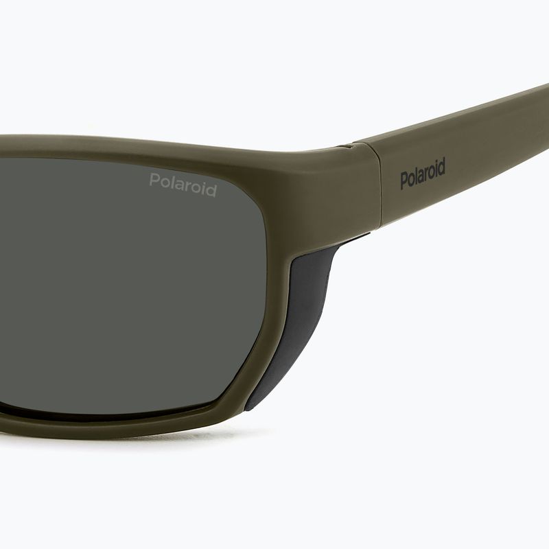 Occhiali da sole Polaroid PLD 7057/S verde opaco/grigio polarizzato da uomo 6