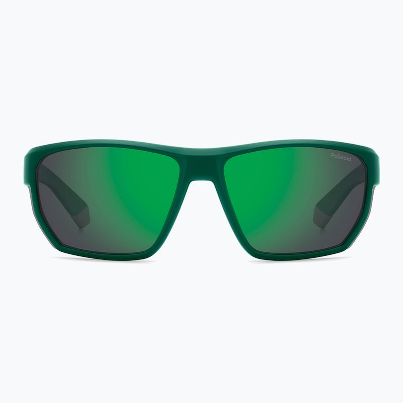 Polaroid PLD 7057/S occhiali da sole da uomo polarizzati con specchio opaco verde acqua/grigio 3