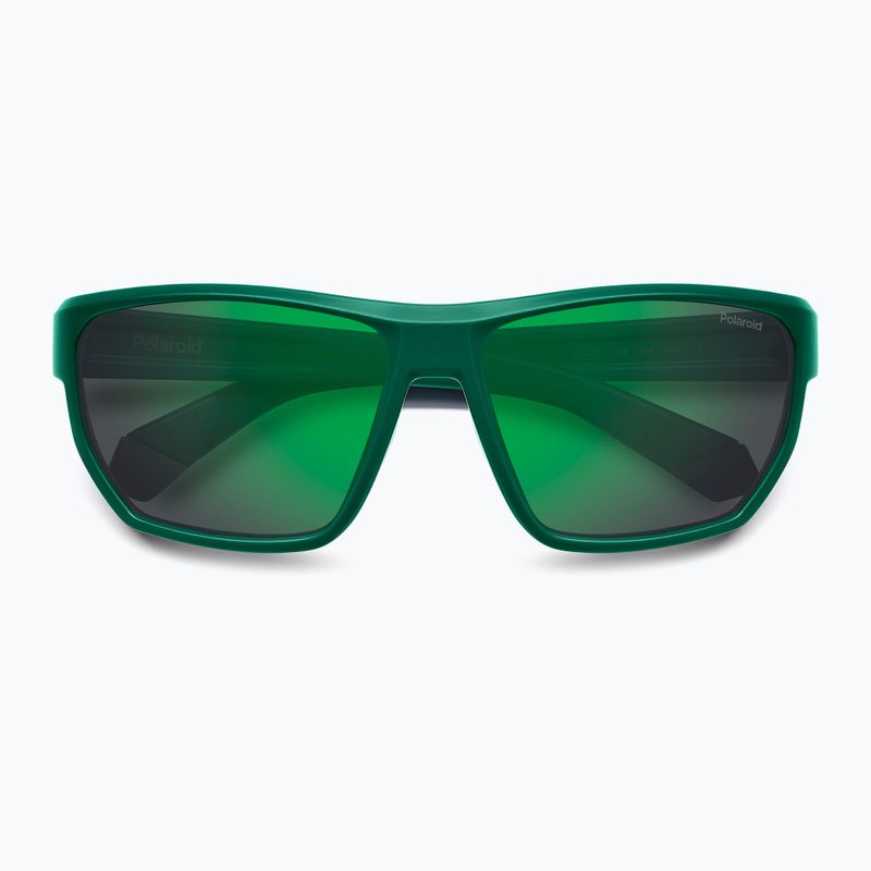 Polaroid PLD 7057/S occhiali da sole da uomo polarizzati con specchio opaco verde acqua/grigio 4