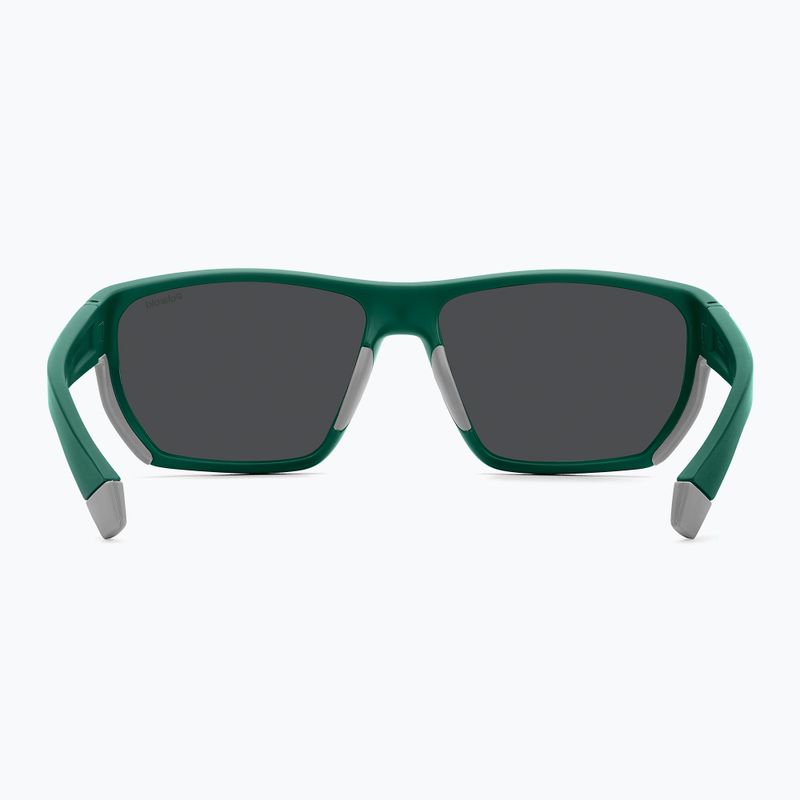 Polaroid PLD 7057/S occhiali da sole da uomo polarizzati con specchio opaco verde acqua/grigio 5
