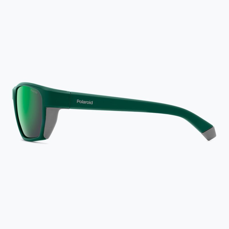 Polaroid PLD 7057/S occhiali da sole da uomo polarizzati con specchio opaco verde acqua/grigio 6