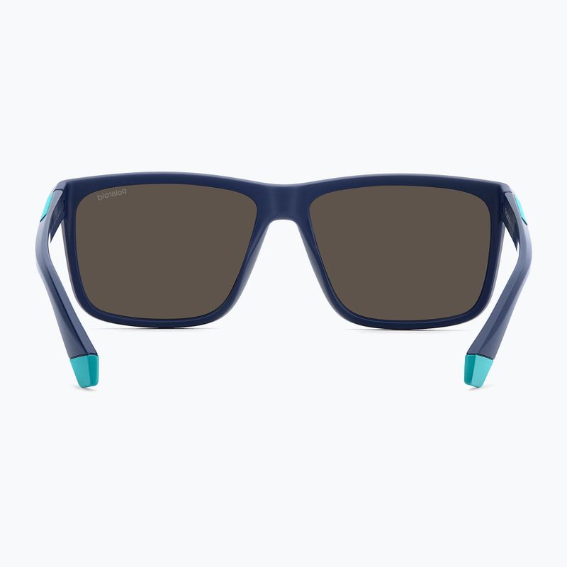 Occhiali da sole Polaroid PLD 2164/S blu opaco/specchio blu polarizzati da uomo 5
