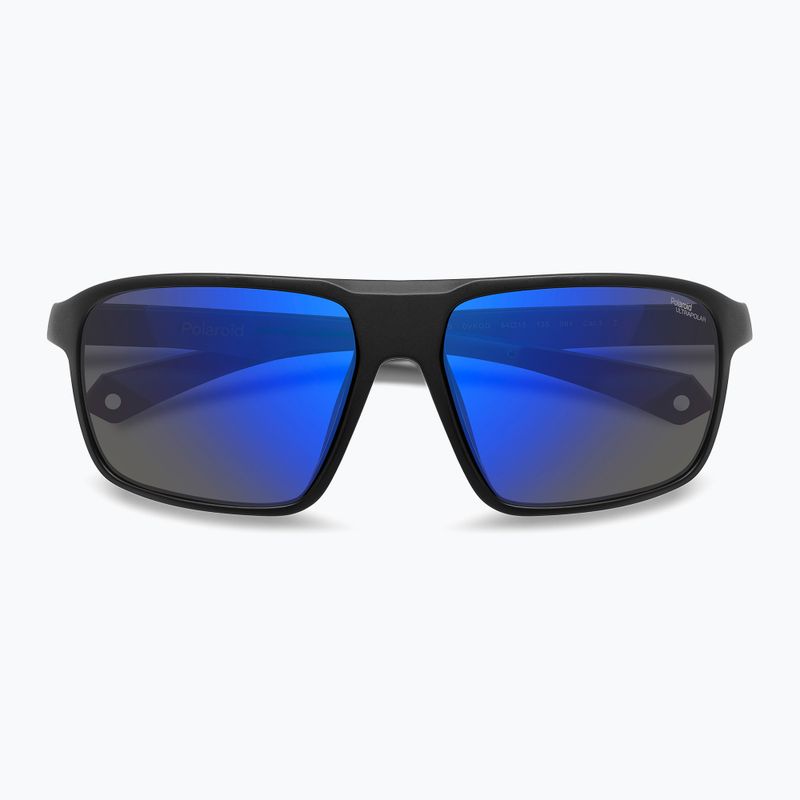 Polaroid PLD 7058/S nero opaco blu/specchio blu polarizzato hc da uomo 4
