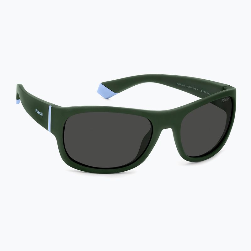 Occhiali da sole Polaroid PLD 8064/S verde/grigio polarizzati per bambini