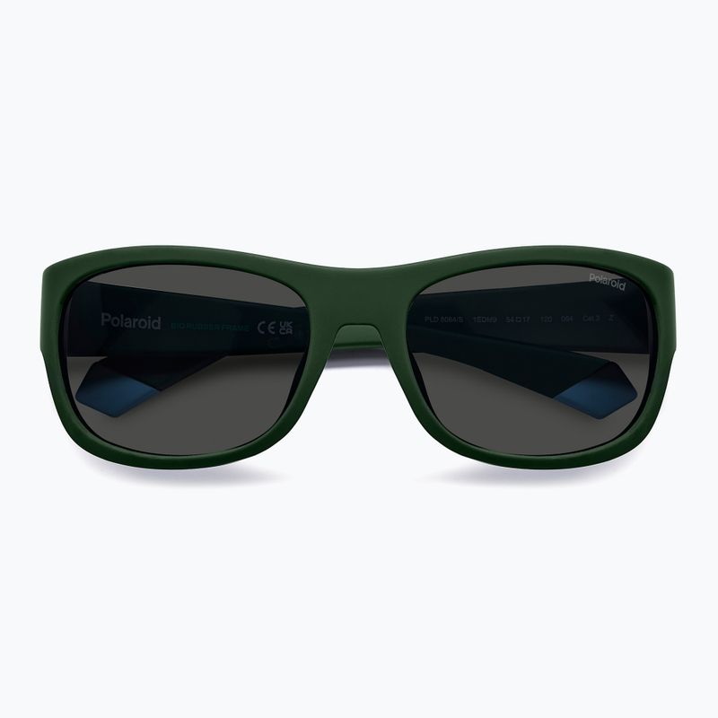 Occhiali da sole Polaroid PLD 8064/S verde/grigio polarizzati per bambini 4