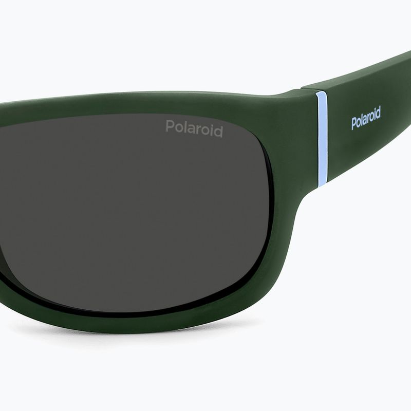 Occhiali da sole Polaroid PLD 8064/S verde/grigio polarizzati per bambini 5