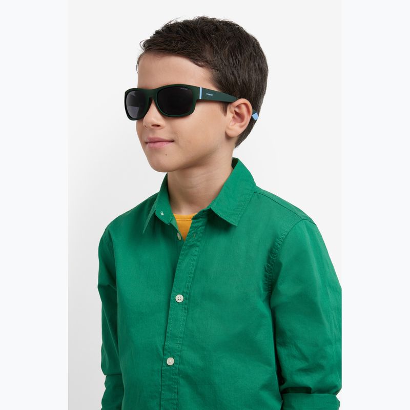 Occhiali da sole Polaroid PLD 8064/S verde/grigio polarizzati per bambini 8