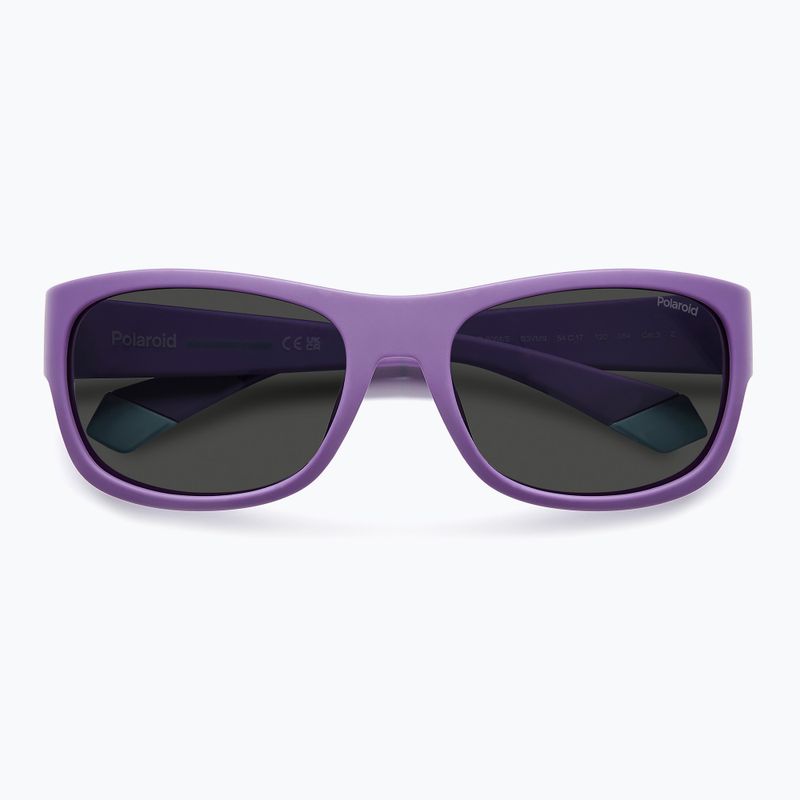 Occhiali da sole Polaroid PLD 8064/S viola/grigio polarizzati per bambini 4