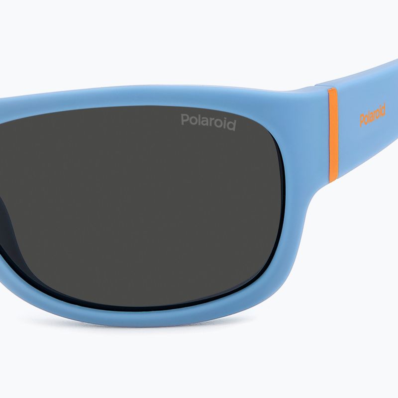Occhiali da sole Polaroid PLD 8064/S azzurro/grigio polarizzati per bambini 5