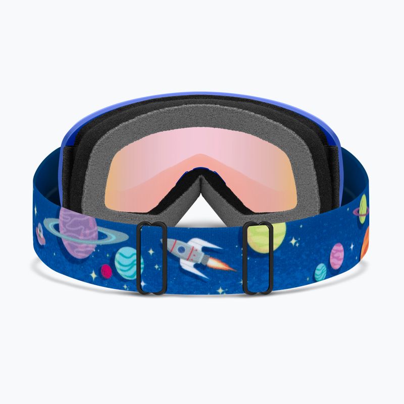 Maschera da sci Smith Snowday Jr supernova rockets/blue sensor mirror 7