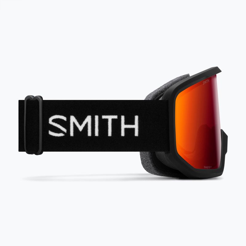 Maschera da sci Smith Transfer black/red sol-x mirror 3