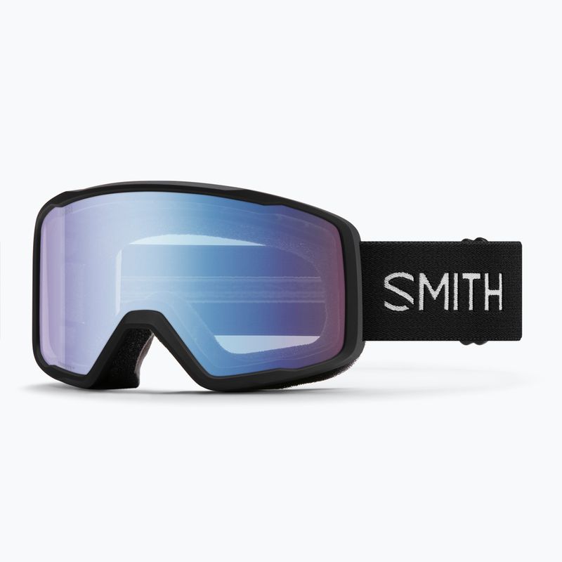 Maschera da sci Smith Tribute black/blue sensor mirror