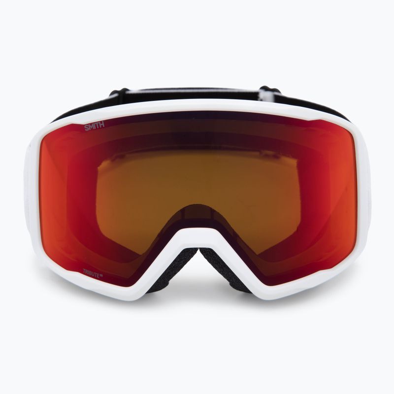 Maschera da sci Smith Tribute white/red sol-x mirror 2