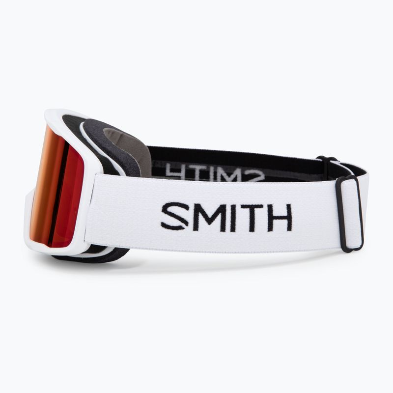 Maschera da sci Smith Tribute white/red sol-x mirror 4