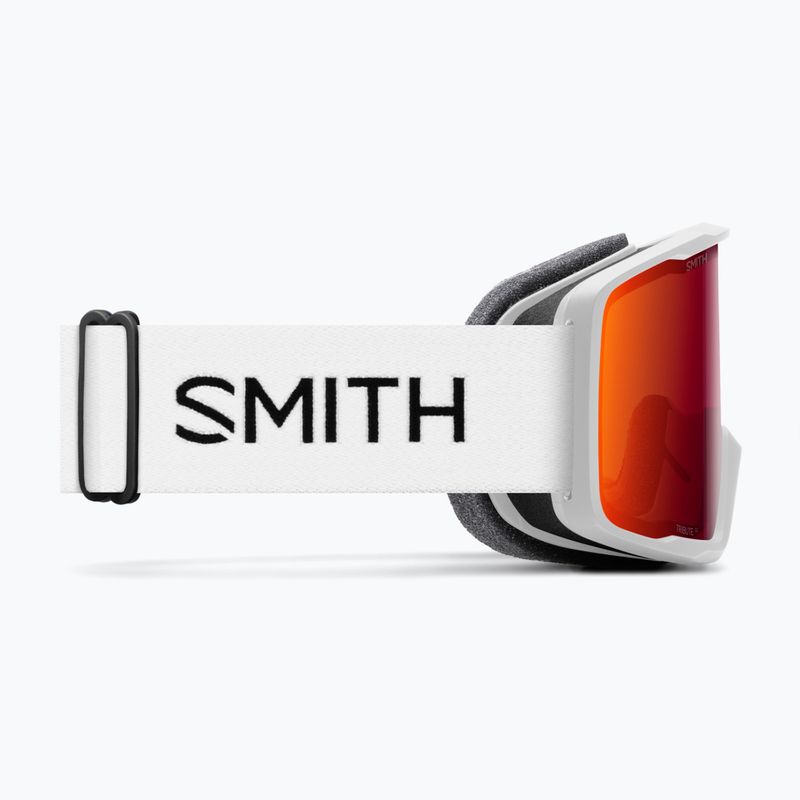 Maschera da sci Smith Tribute white/red sol-x mirror 4