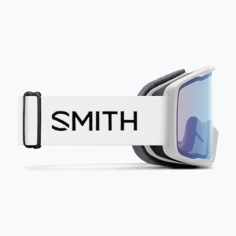 Maschera da sci Smith Tribute white/blue sensor mirror 4