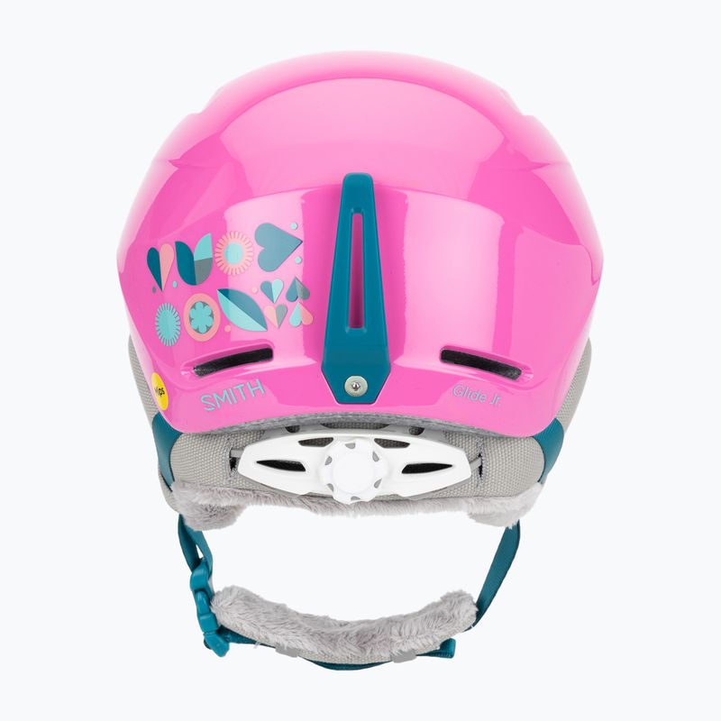 Casco da sci junior Smith Glide Jr Mips vivid pink hearts 4