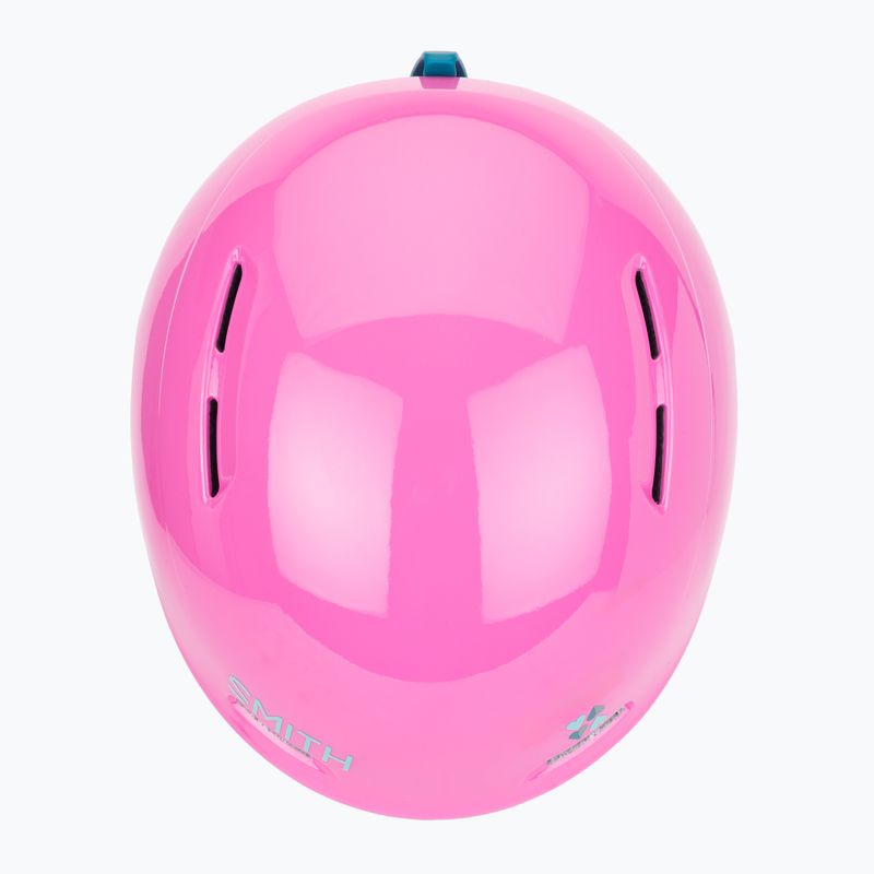 Casco da sci junior Smith Glide Jr Mips vivid pink hearts 7