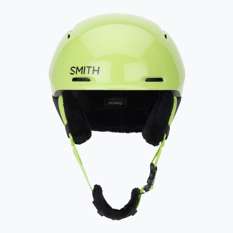 Casco da sci per bambini Smith Glide Jr Mips electric lime 2
