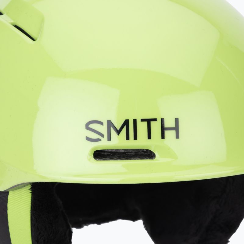 Casco da sci per bambini Smith Glide Jr Mips electric lime 7