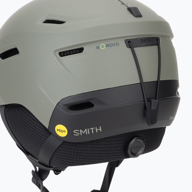 Casco da sci Smith Descend MIPS matte fatigue green/black 8