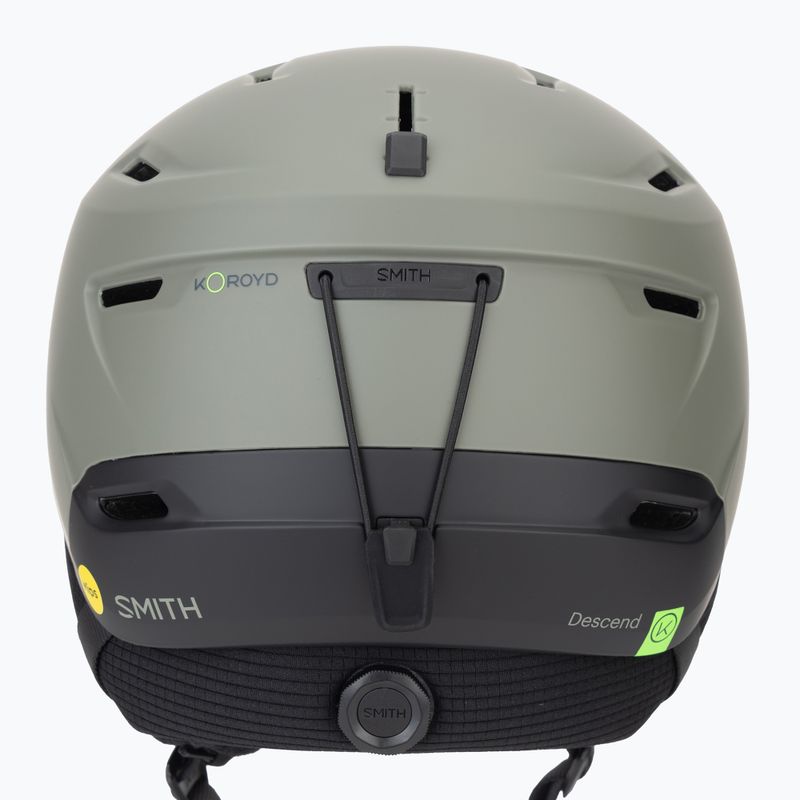Casco da sci Smith Descend MIPS matte fatigue green/black 9