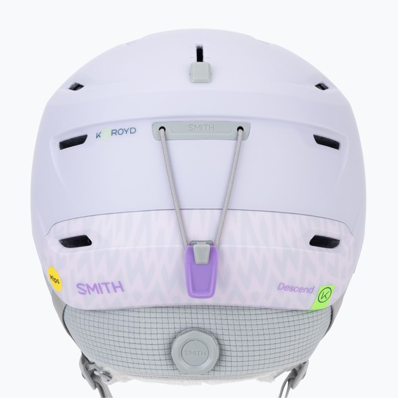 Casco da sci Smith Descend MIPS matte lunar fog spires 9