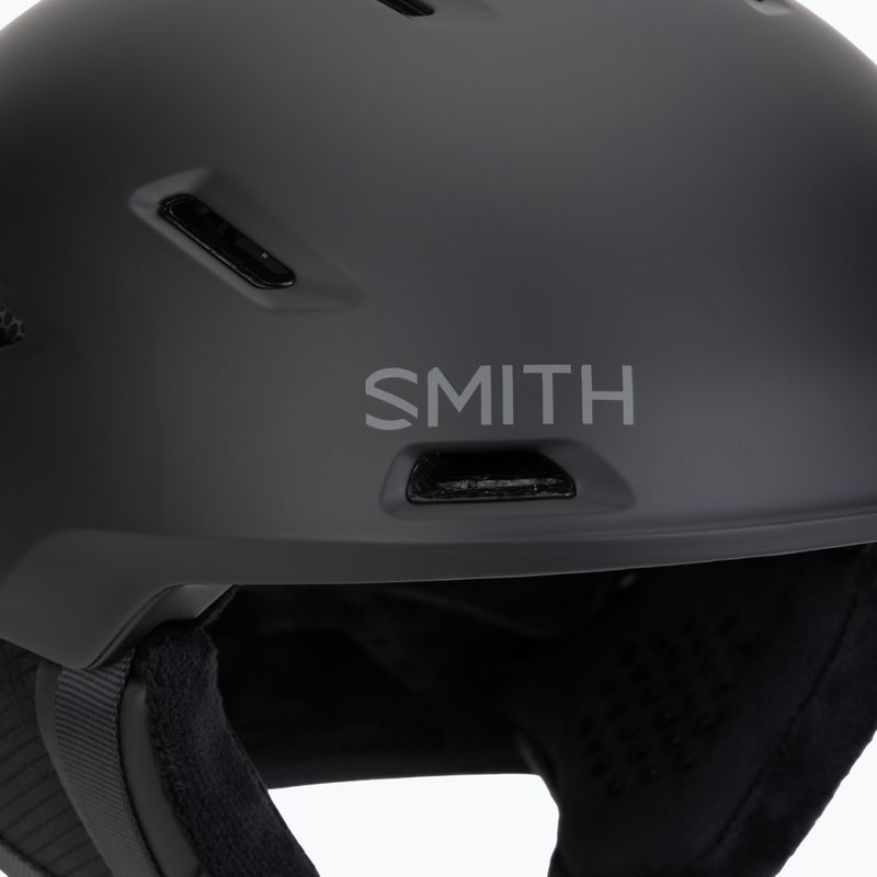 Casco da sci Smith Descend matte black 7