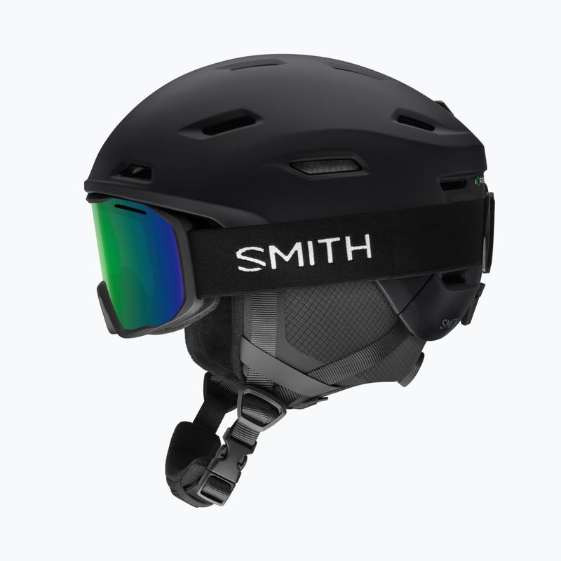 Casco da sci Smith Descend matte black 2