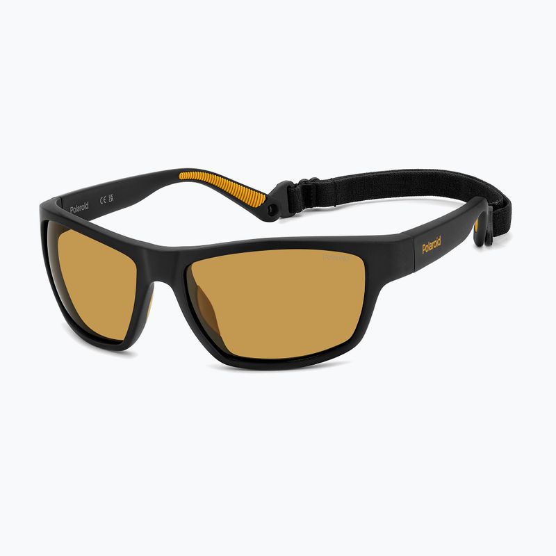 Occhiali da sole Polaroid PLD 7037/S matte black yellow/yellow polarized 2