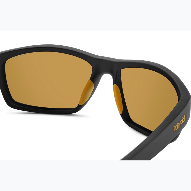 Occhiali da sole Polaroid PLD 7037/S matte black yellow/yellow polarized 6