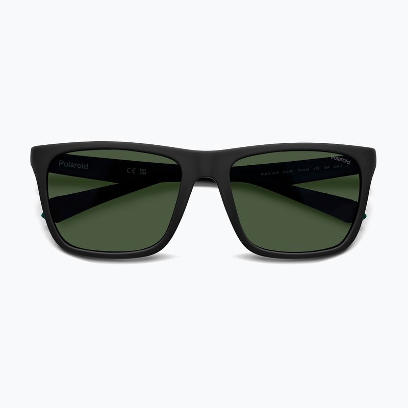 Occhiali da sole Polaroid PLD 2141/S matte black green/green polarized 4