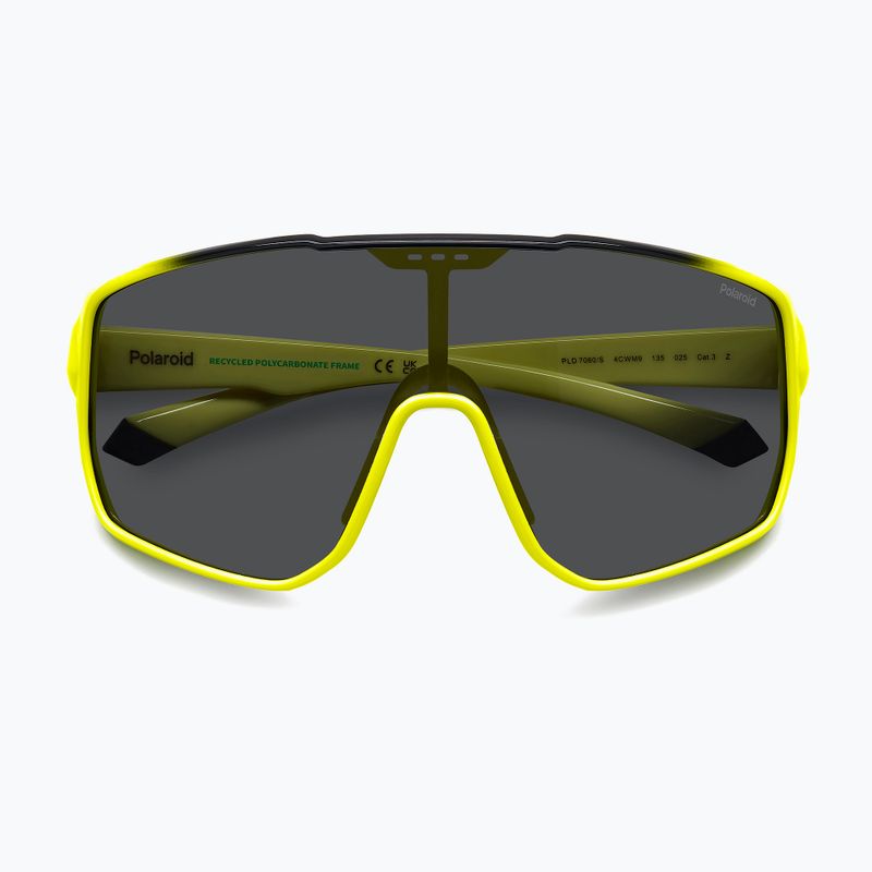 Occhiali da sole Polaroid PLD 7060/S yellow black/grey polarized 4