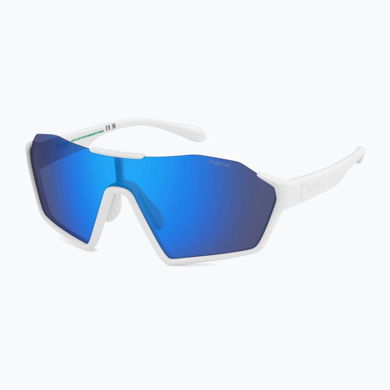 Occhiali da sole Polaroid PLD 7062/S white/blue mirror polarized 2