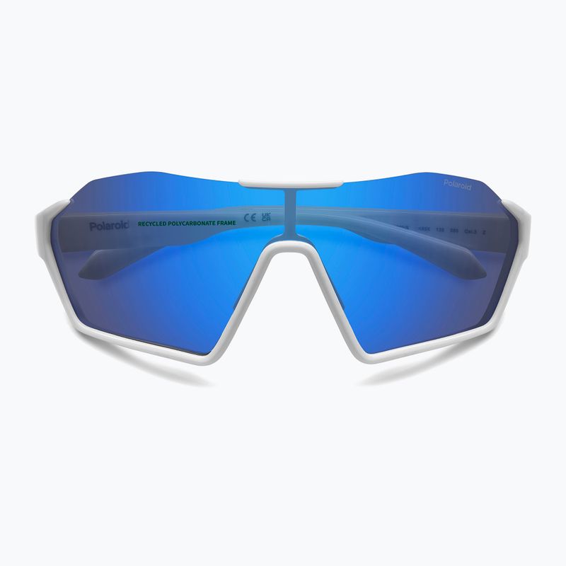 Occhiali da sole Polaroid PLD 7062/S white/blue mirror polarized 4
