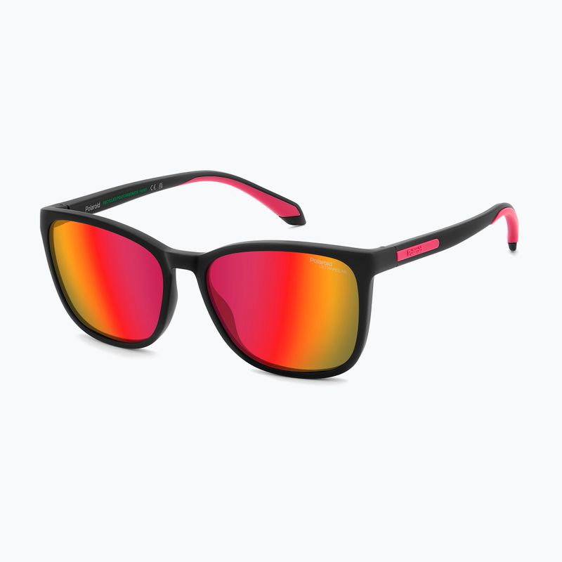 Occhiali da sole Polaroid PLD 2169/S/X matte black red/red multilayer polarized high contrast 2