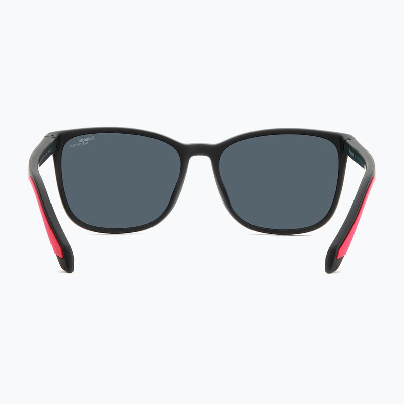 Occhiali da sole Polaroid PLD 2169/S/X matte black red/red multilayer polarized high contrast 5