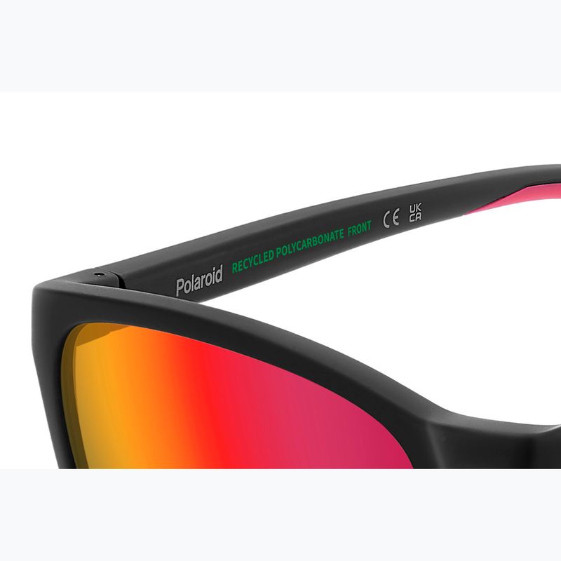 Occhiali da sole Polaroid PLD 2169/S/X matte black red/red multilayer polarized high contrast 9