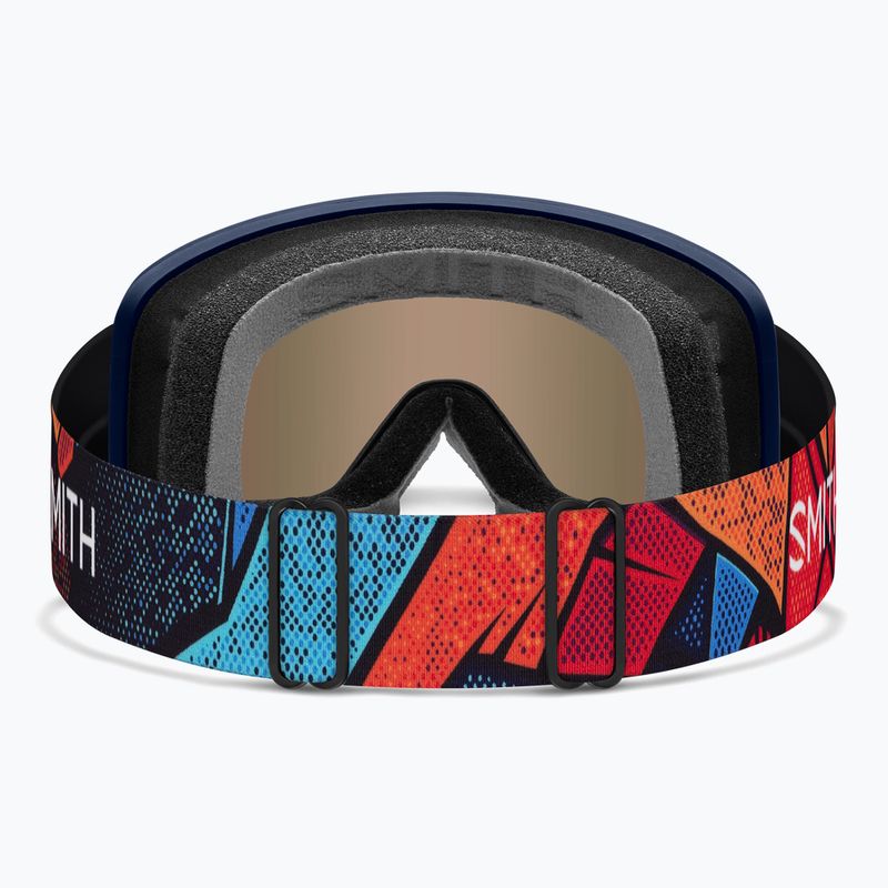 Maschera da sci Smith Transfer S3 midnight geo alpine/red solx mirror antifog 3