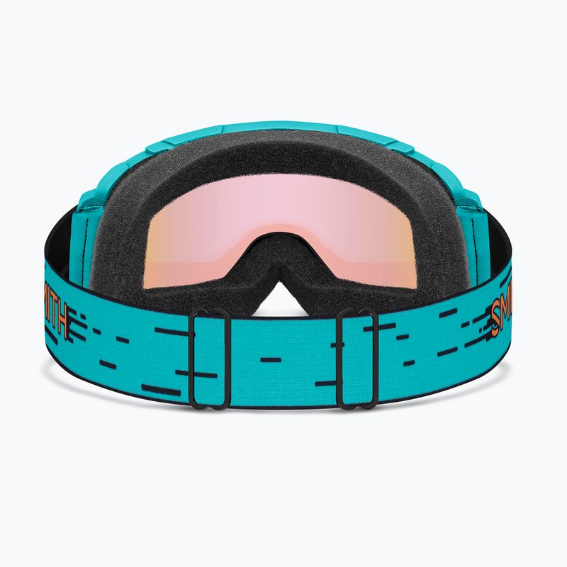 Maschera da sci per bambini Smith Daredevil S1 tropic kidding/blue sensor mirror antifog 4