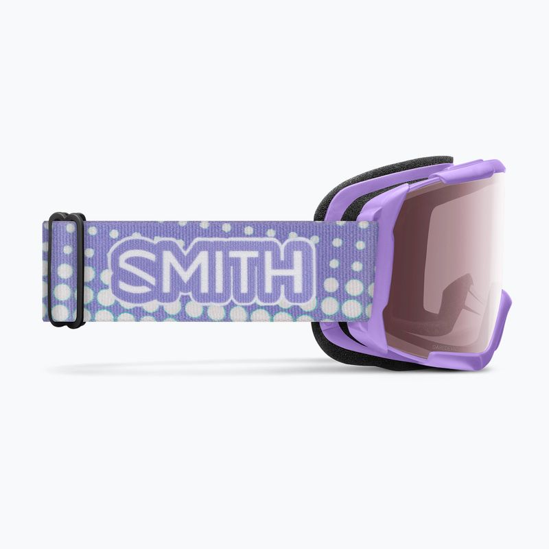 Maschera da sci per bambini Smith Daredevil S2 light lavender dot clouds/ignitor mirror antifog 2