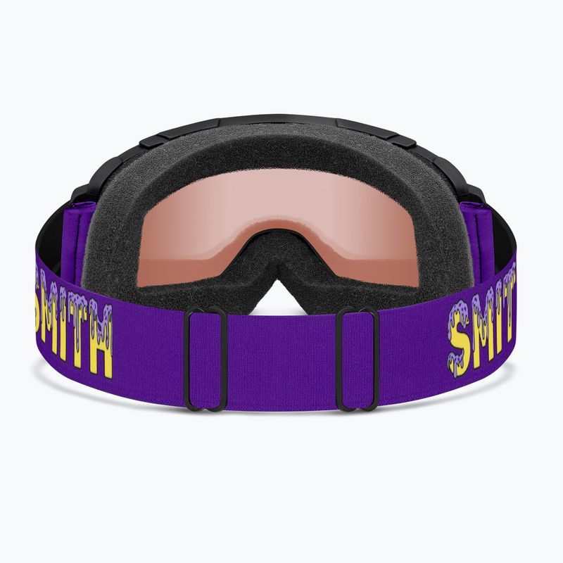 Maschera da sci per bambini Smith Daredevil S1 black donuts/blue sensor mirror antifog 4