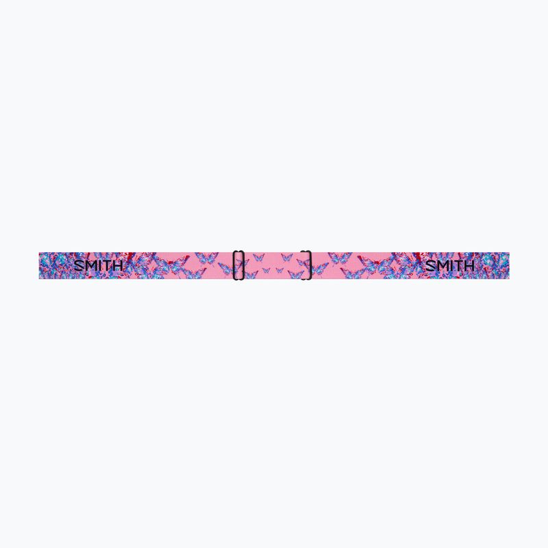 Maschera da sci per bambini Smith Rascal Jr S2 bright pink lofi butterfly/rose copper antifog 5
