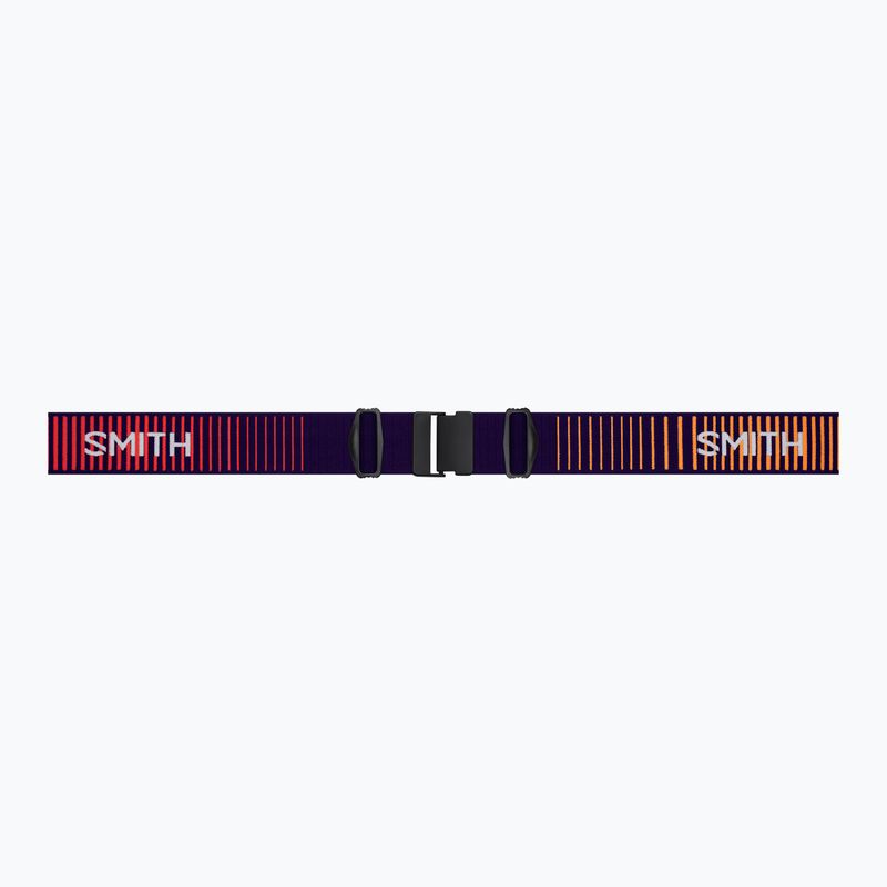 Maschera da sci per bambini Smith Reason OTG S3 deep plum gradient/red solx mirror antifog 4