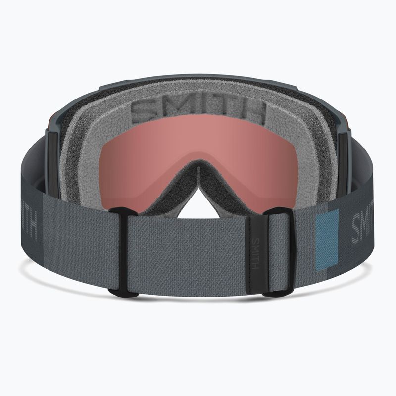 Maschera da sci Smith Squad S2 slate/chromapop everyday red mirror 3