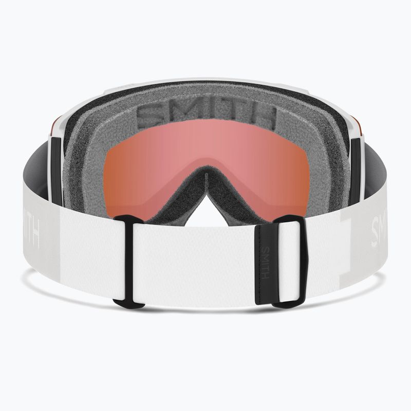 Maschera da sci Smith Squad S2 white vapor/chromapop everyday rose gold mirror 3