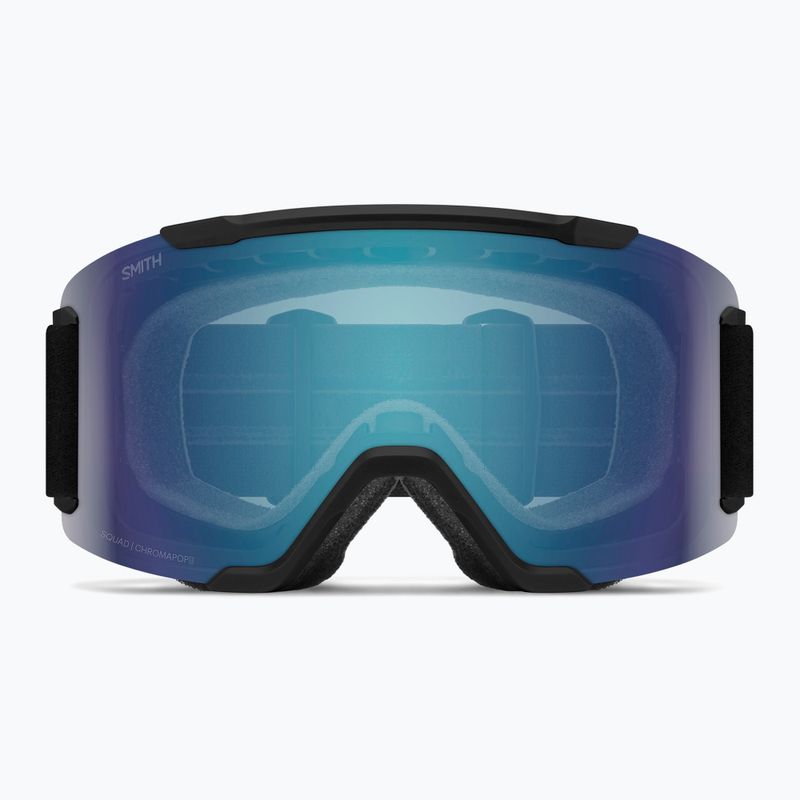 Maschera da sci Smith Squad S2 black/chromapop everyday blue mirror 2